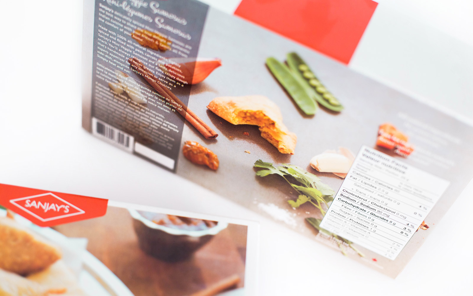 Sanjay's Foods branding